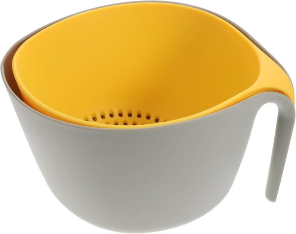 Double-Layer Plastic Orange Fruit Vegetable Strainer