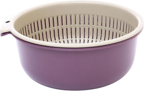 Double-Layer Plastic Extra Large Detachable Strainer