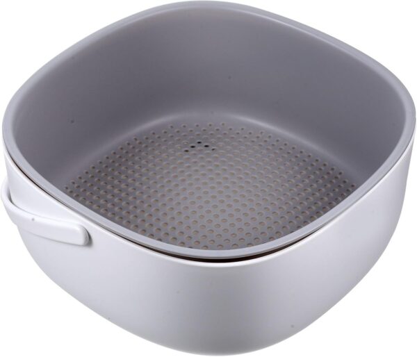 Double-Layer Plastic Multi-Purpose Food Container Sturdy